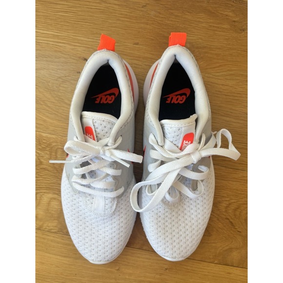 Nike Roshe G Jr Golf Shoes White Gray Spikeless, Youth Size 4Y - Picture 4 of 6